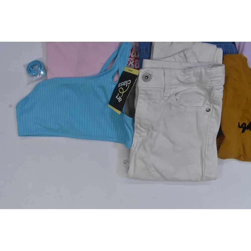 Art Class Bulk Lot Of 6 Girls Size Large 10/12 Mixed Season Tops Bottoms Dresses